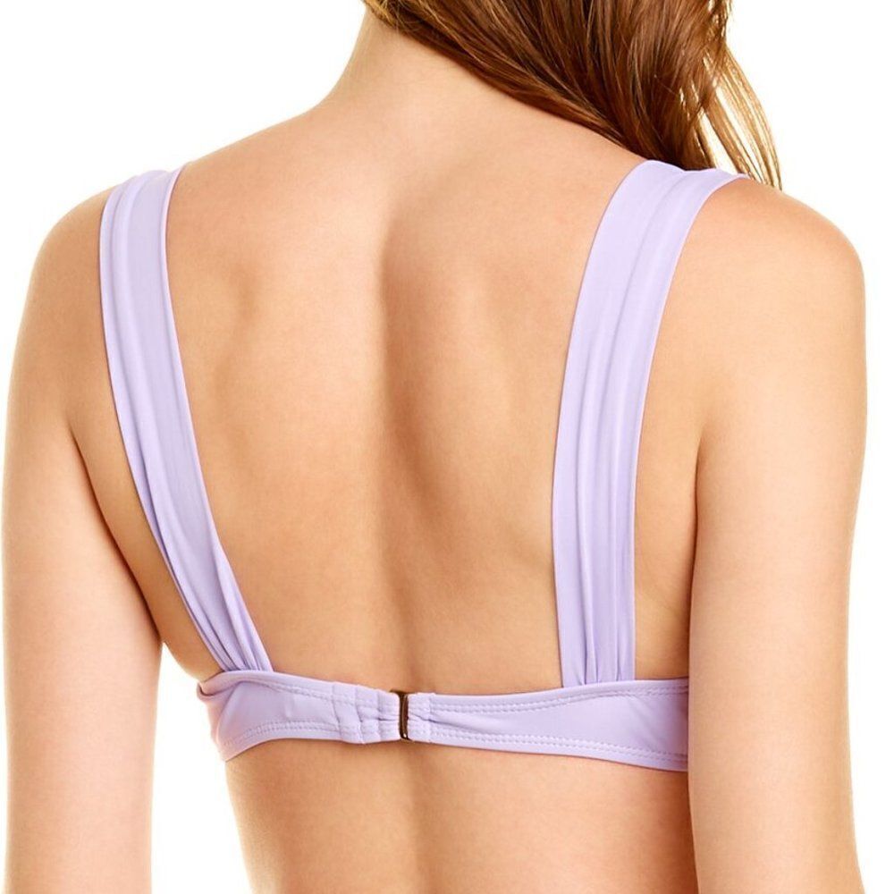 Weworewhat Women's Purple Wide Strap Underwire Bikini Top Size XL - Picture 2 of 9